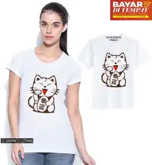sz graphics t shirt wanita kaos wanita baju wanita distro wanita fashion wanita japanese cat