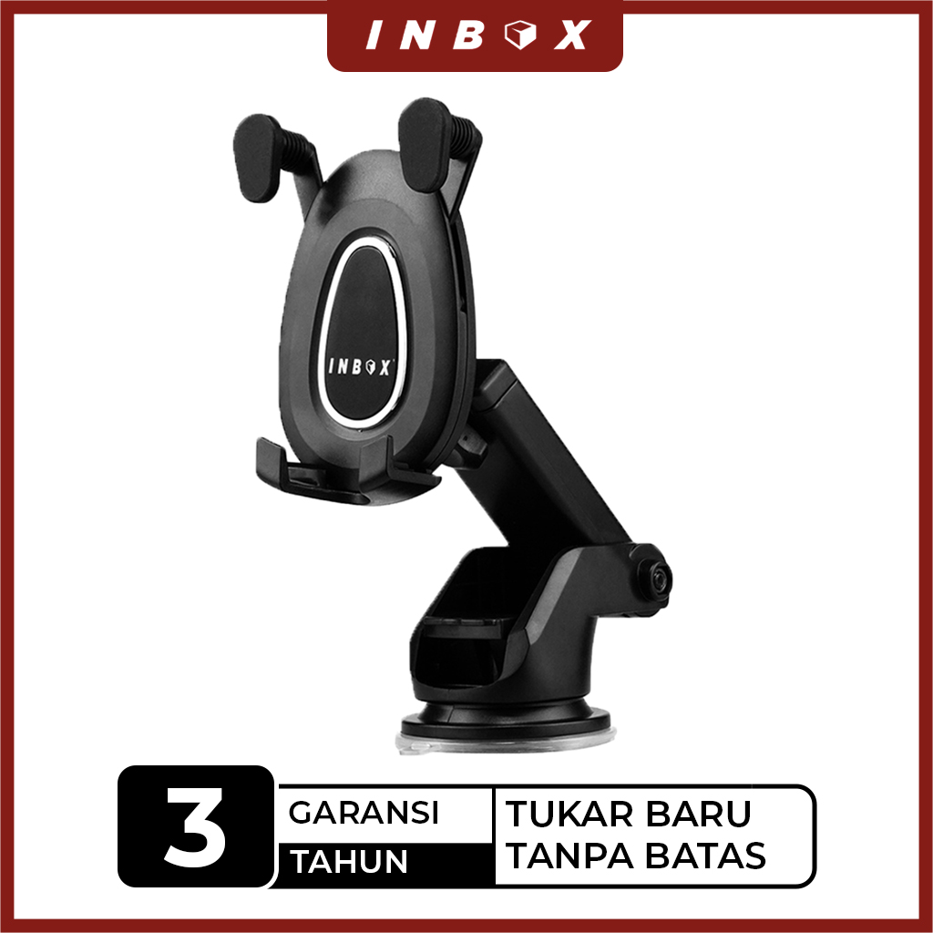 INBOX CH-4 Universal Car Holder Mobil Adjustable 360° Holder HP Automatic Lock Harga 59,000 rupiah*Gratis Ongkir