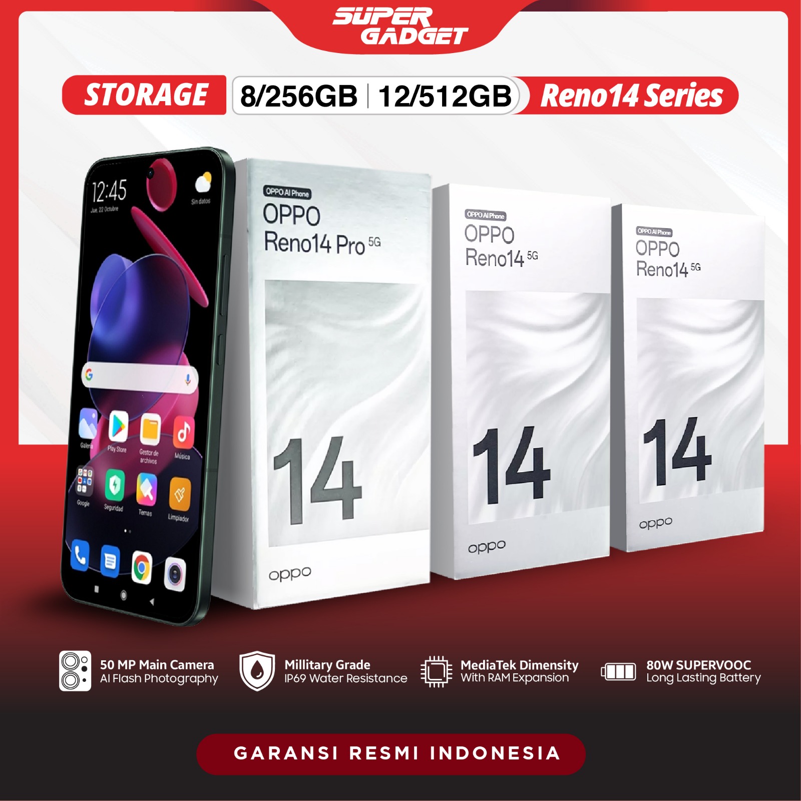 Oppo Reno 14 ren14 Pro 5G 8/256 12/256 12/512 8GB 12GB 256GB 512GB smartphone Android AI camera Giá 7,699,000 Đồng*Miễn phí vận chuyển