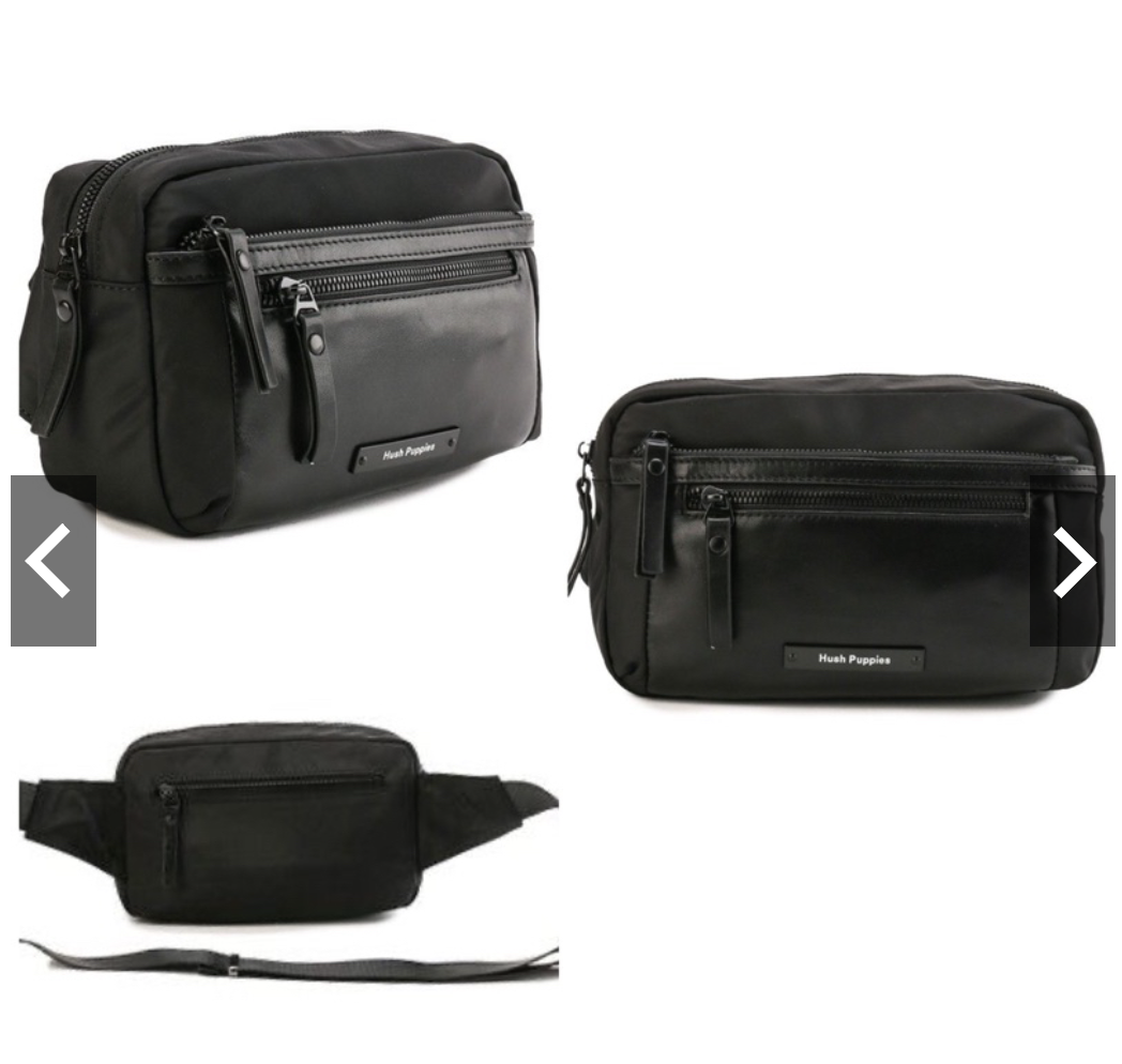 HUSH PUPPIES NOBERTO WAIST BAG 207 TAS PINGGANG PRIA