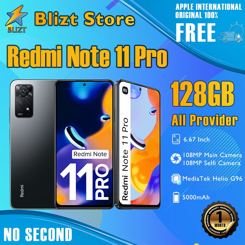 Xiaomi Redmi Note 11 Pro 5G Ram 6/64GB 6/128GB 8/128GB NEW ORIGINAL100% INTER Sinyal Permanen Smartphone GARANSI 1 TAHUN Harga 2,028,000 rupiah*Gratis Ongkir
