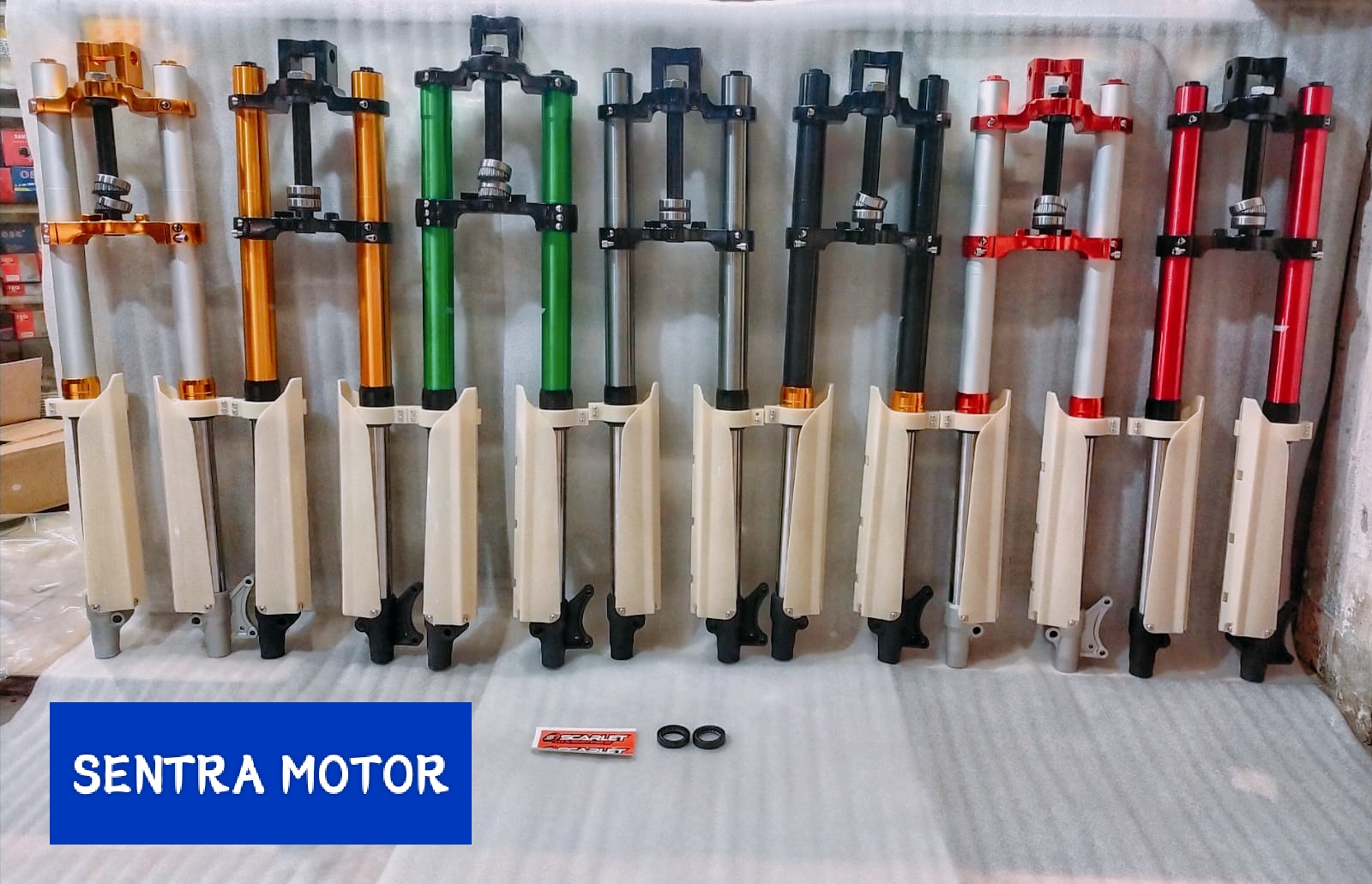 Upside Down KLX Full CNC Scarlett USD Scarlett KLX CNC Harga 1,820,000 rupiah*Gratis Ongkir