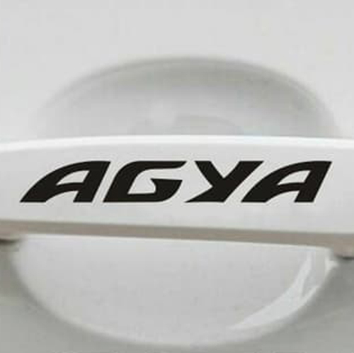 Stiker Handle Pintu Mobil Logo Toyota Agya - Car Decal Sticker Giá 15,000 Đồng*Miễn phí vận chuyển