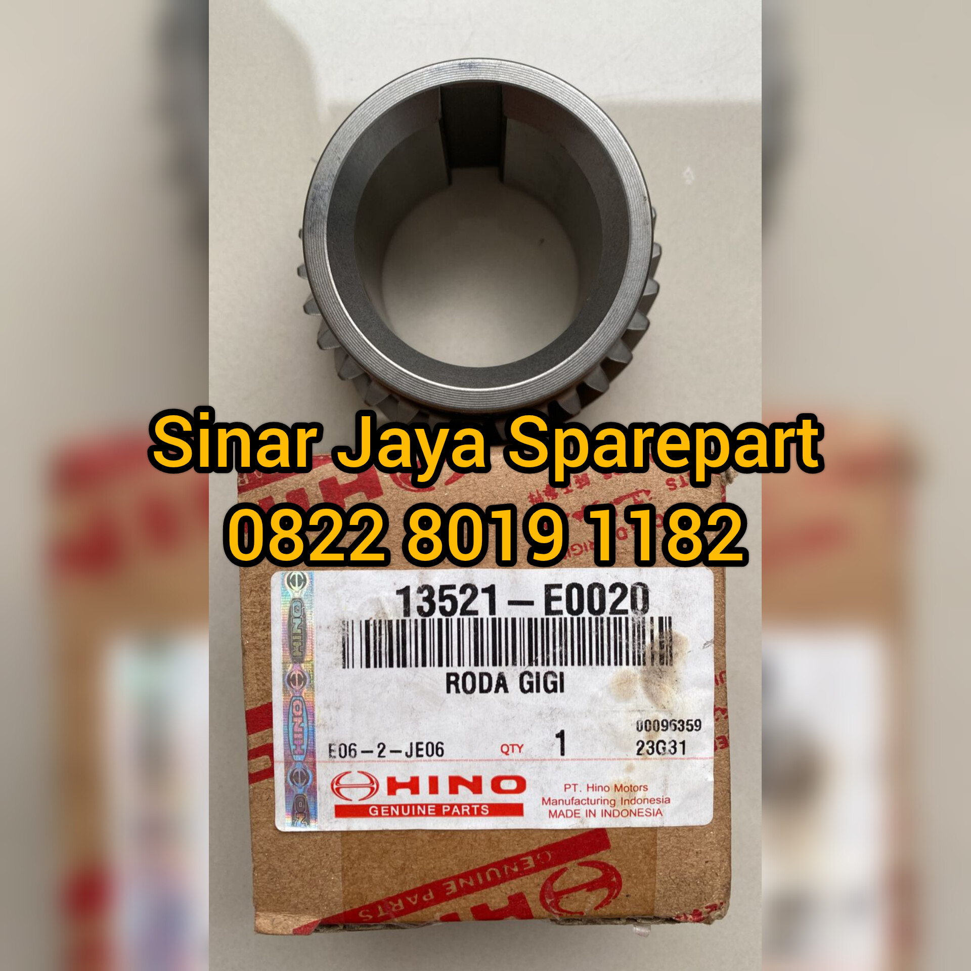 Gigi Kruk As Atau Gear Crankshaft Toyota Dyna 110ET 110FT 110ST Hino Dutro 110HD 110LD 110SD 110SDL Original 13521-E0020 / 13521-78100 Harga 675,000 rupiah*Gratis Ongkir