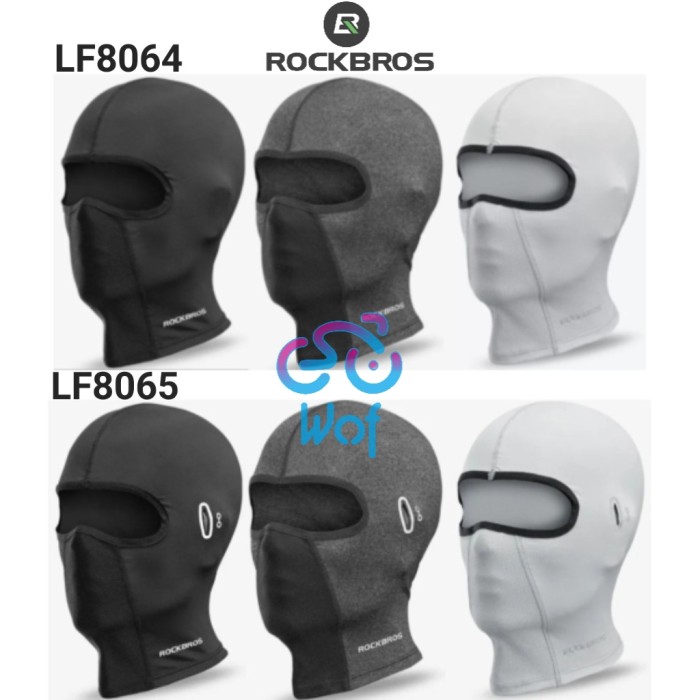 ROCKBROS LF8064 LF8065 Balaclava Masker Face Mask Short Sepeda Motor Pelindung Wajah Penuh Pria Wanita Penutup Kepala Musim Panas Tembus Udara Pelindung UV dari Matahari untuk Pria dan Wanita Giá 50,000 Đồng*Miễn phí vận chuyển