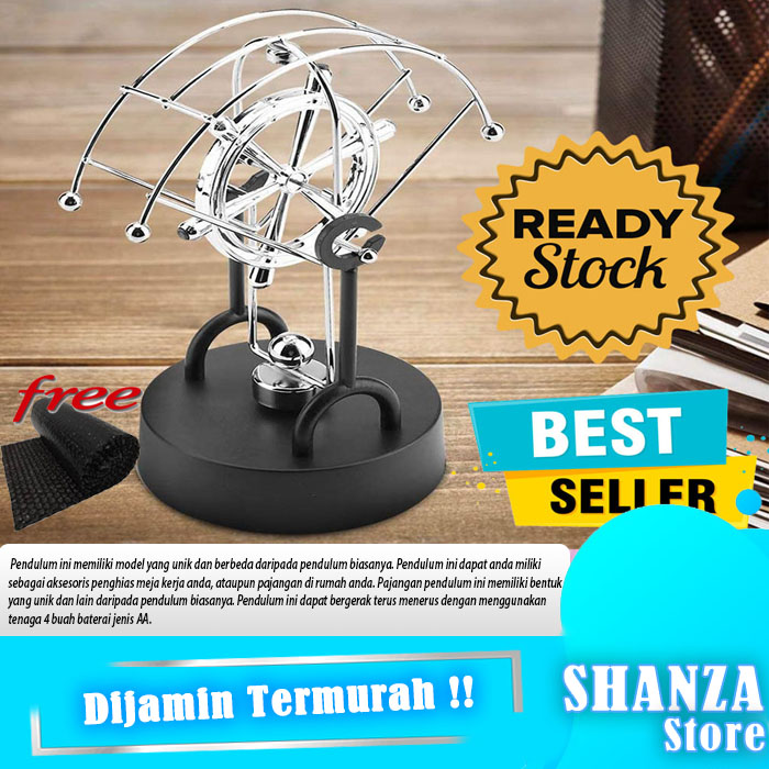 BISA - Pajangan Meja Unik Pendulum Newton Model Oil Tanker Perpetual Debate