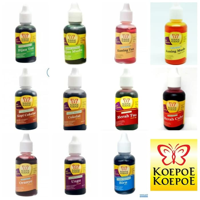 Koepoe Koepoe Pewarna Makanan 30ml Lazada Indonesia