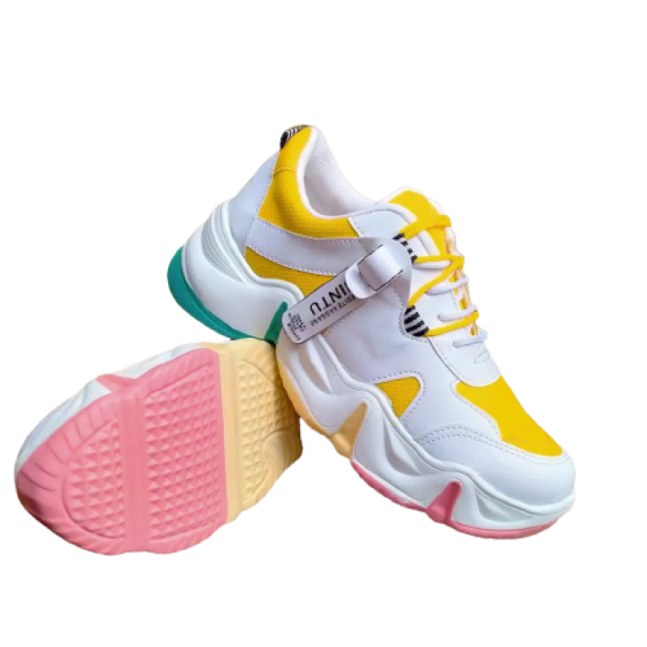 Jintu Pelangi Sepatu Trendy Wanita Fasionebel COD(BAYARDITEMPAT) Jintu Pelangi Sepatu Trendy Wanita Fasionebel COD(BAYARDITEMPAT)