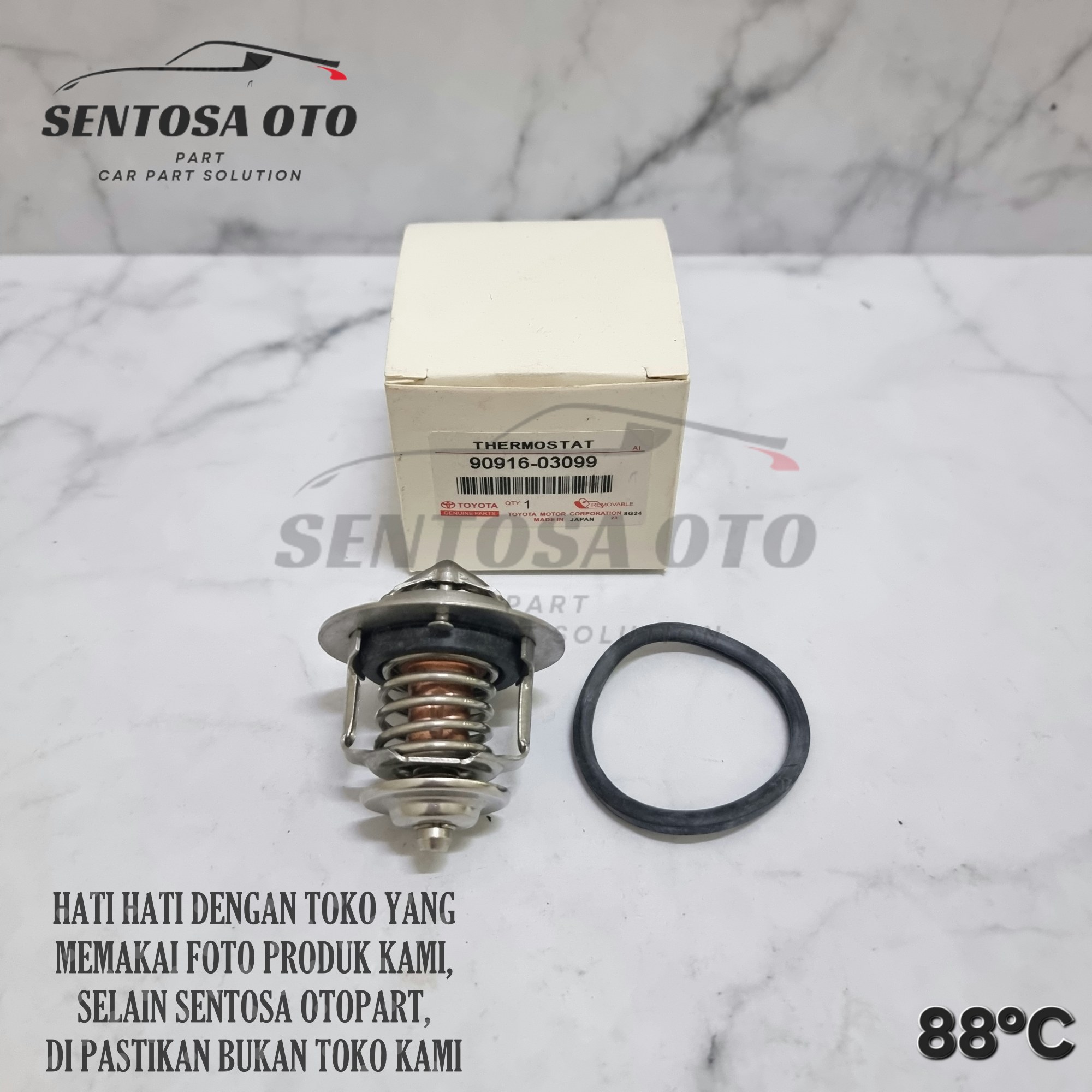 Diesel capsule deer thermostat 2L p/n 90916-03099 Harga 60,000 rupiah*Gratis Ongkir