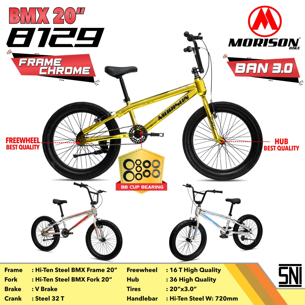 Sepeda Anak 20 inch BMX MORISON 8125 CENTRUM NEW PHOENIX FOSTER (BAN 3.0) TURUN HARGA!!! Harga 584,999 rupiah*Gratis Ongkir