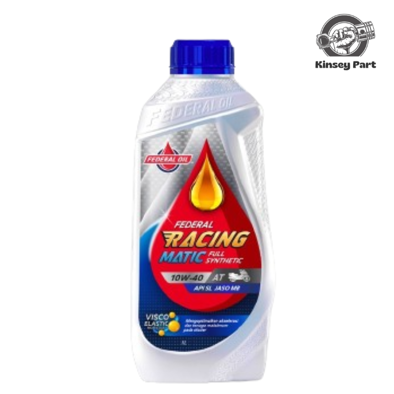Oil Federal Racing Matic 10W40 1L Oli Motor All Type Harga 78,500 rupiah*Gratis Ongkir