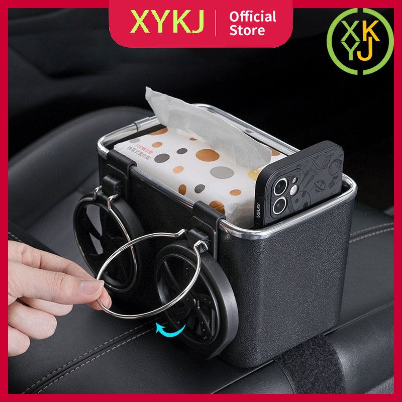 XYKJ Cup Holder Mobil Cup Holder Tempat Minum Mobil Tempat Minum di Mobil Tempat Botol Minum Mobil Kotak Tissue Serbaguna Harga 45,999 rupiah*Gratis Ongkir
