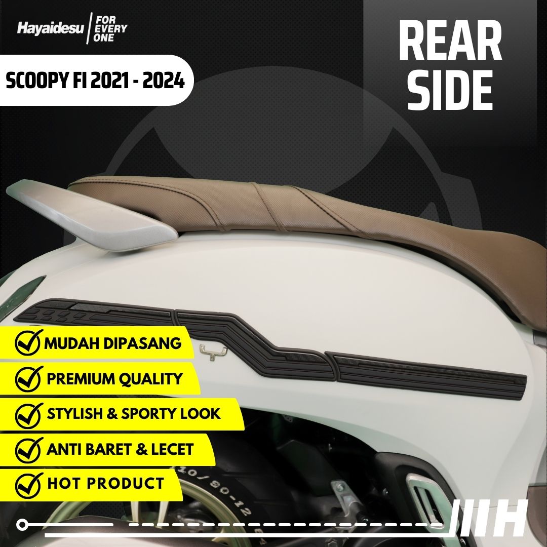 Hayaidesu New Scoopy 2021-2024 Rear Side Cover Harga  99,000 Ringgit*Penghantaran Percuma