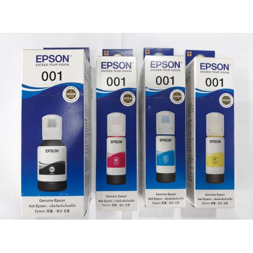 Tinta Epson 001 (1Set) / Ink For Epson L4150 L4160 L6160 L6170 L6190 |  Lazada Indonesia