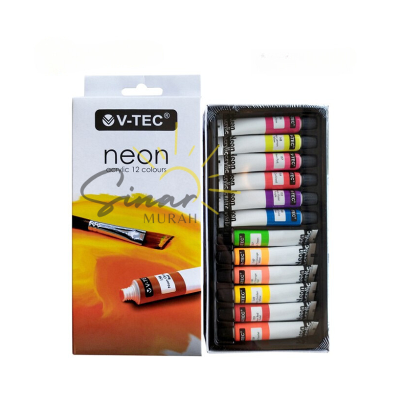 Jual Cat Acrylic/Acrylic Paint Colour 12 warna Mettalic & Neon 6ml -  Metalik - Kota Denpasar - Cko Alat Tulis Sekolah Dan Kantor