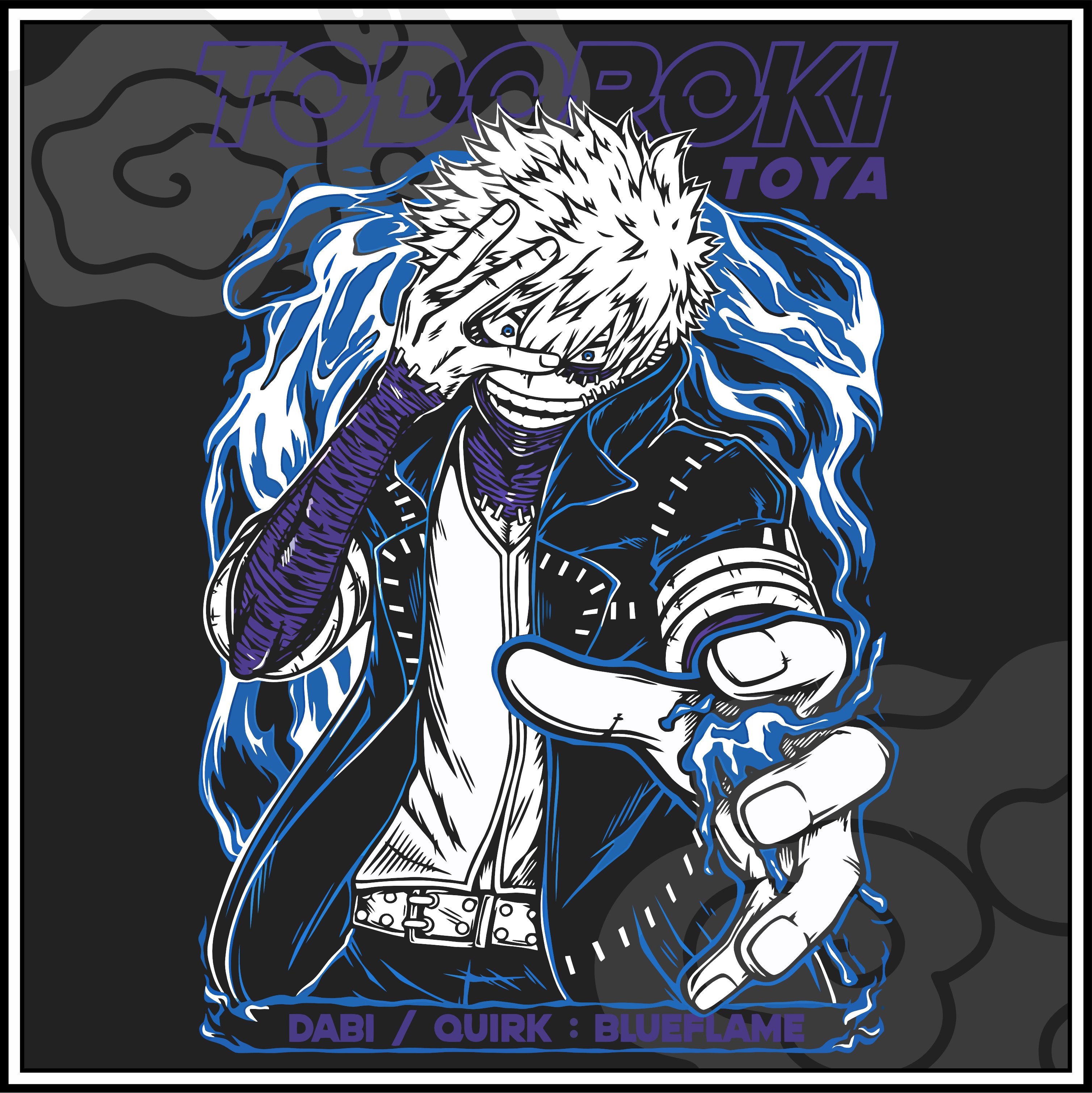 Kaos Todoroki Toya My Hero Academia 0014 Baju Anime katun 24s