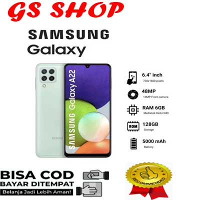 SAMSUNG GALAXY A22 4G RAM 6/128GB Harga  2,300,000 Ringgit*Penghantaran Percuma