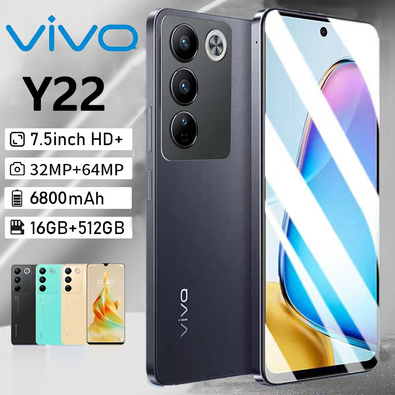 【Co】hp terbaru Y22 + NFC handphone 16GB/ 512GB 7.5 inch 6800mAh product promotion Y22 original new student learning smartphone Android game smartphone authentic clearance promotion official hot cheap smartphone Giá 949,000 Đồng*Miễn phí vận chuyển