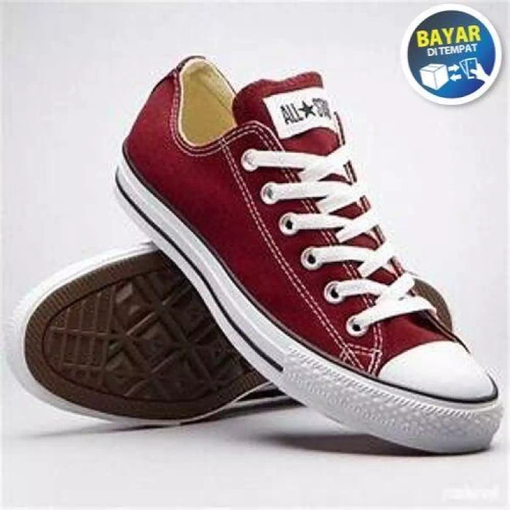 SEPATU ALL STAR CONVERSE_81 CLASSIC SNEAKERS ORIGINAL ABU-ABU PENDEK CHUK TAILOR (ASG-02)SEPATU KET CASUAL  SEPATU PRIA KEREN TERBARU 2021 SEKOLAH/KERJA\\SPORT TERMURAH FREE BOX+BISA BAYAR DI TEMPAT NFAZWA STORE
