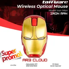 Mouse Wireless Optical Iron Man 2.4Ghz Mouse Iron-Man Avenger Marvel