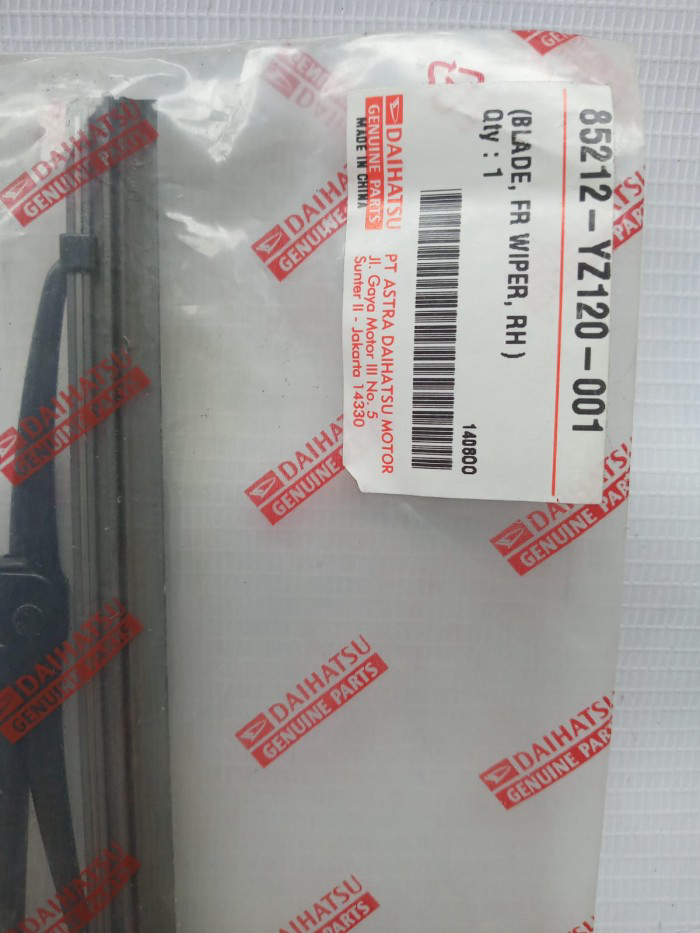 Wiper Depan Kanan Granmax Harga 59,000 Ringgit*Penghantaran Percuma