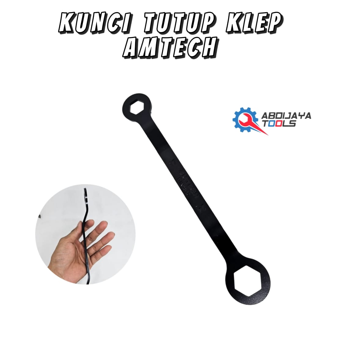 Amtech Bent Valve Cover Key 17 X 24 Opens Engine Block - Rear Wheel of Automatic Motorcycle Harga 19,800 rupiah*Gratis Ongkir