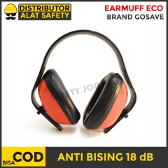 EARMUFF ECO SAFETY PELINDUNG KUPING TELINGA DARI KEBISINGAN SUARA