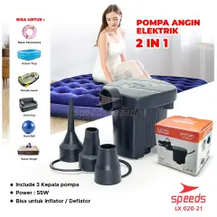 SPEEDS Pompa Udara Otomatis Pompa Angin Tangan Kasur Angin Kolam Renang Anak Hand Pump 020-21