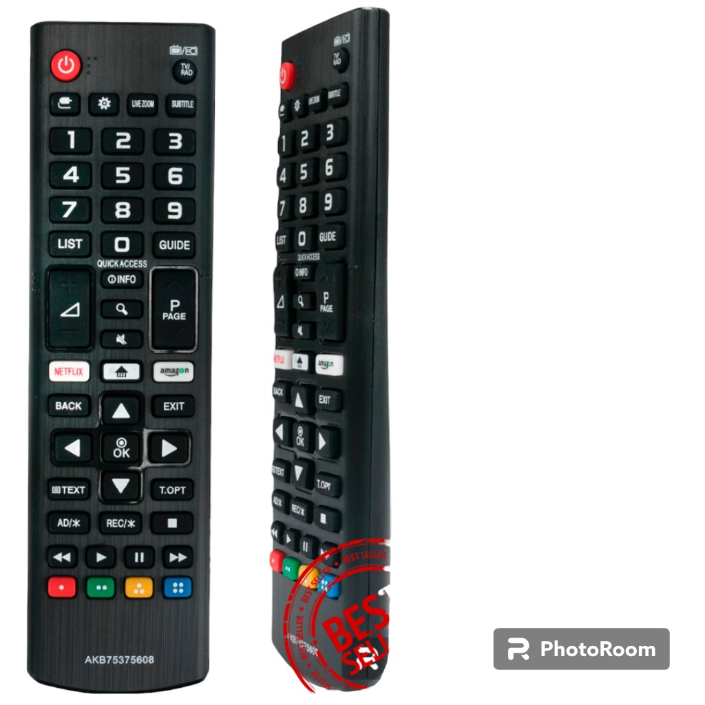 REMOTE TV LG DIGITAL LCD LED HITAM TIPE AKB73975733 Harga 10,250 rupiah*Gratis Ongkir
