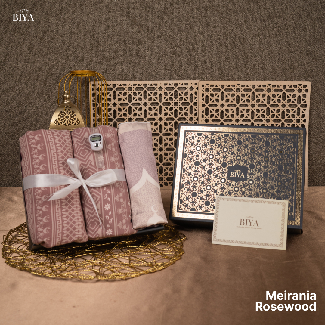 Tazbiya x Kemiso hadiah Set Exclusive Special Mukena Rayon Premium | Hampers Kado Seserahan Pernikahan