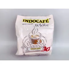 Indocafe White Coffee No Sugar 1 Pack (30 pcs / Stick) / Kopi Putih Bebas Gula