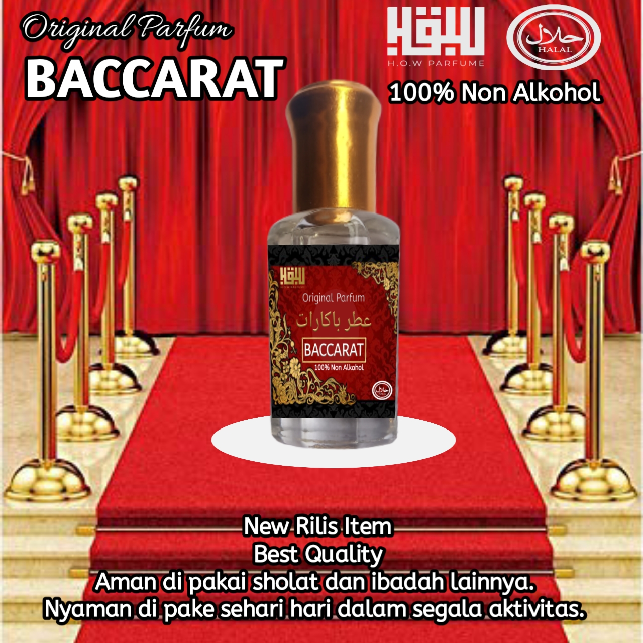 Parfum Baccarat Top Perfume 12ml Aroma Menyegarkan Parfum