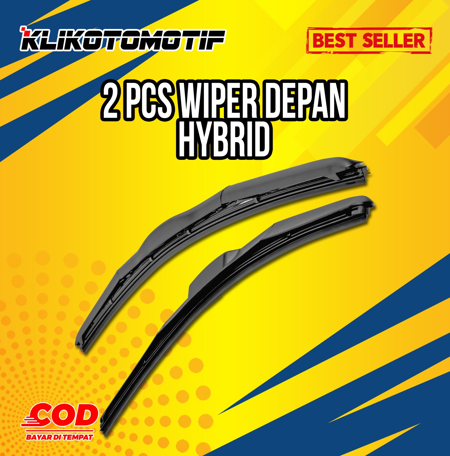Klikoto Wiper Mobil Model HYBRID TOYOTA LEXUS - Wiper Mobil Frameless HYBRID Kaca Depan Mobil Model Original Eropa Anti Baret - Wiper Mobil PREMIUM Harga 87,660 rupiah*Gratis Ongkir