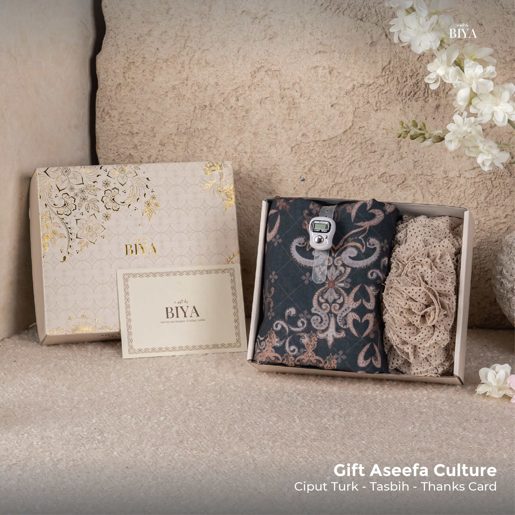 hadiah Tazbiya Scarf - Hadiah/Kado Packaging Box Exclusive