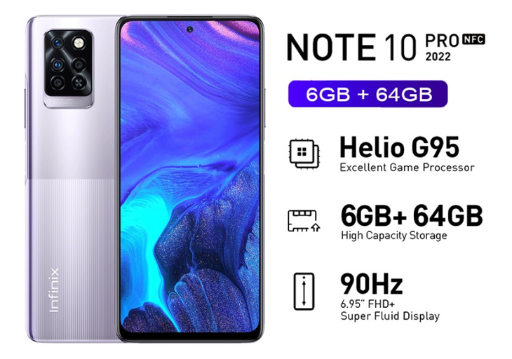 MURAH HOT!! INFINIX NOTE 10 PRO / RAM 8GB - INTER 128GB / BERGARANSI Harga  2,100,000 rupiah*Gratis Ongkir