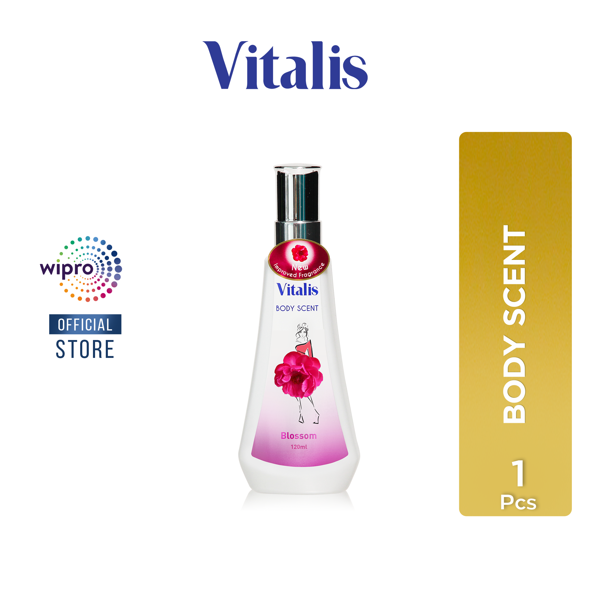 Lazada Indonesia - Vitalis Body Scent Blossom Parfum Wanita 120 Ml