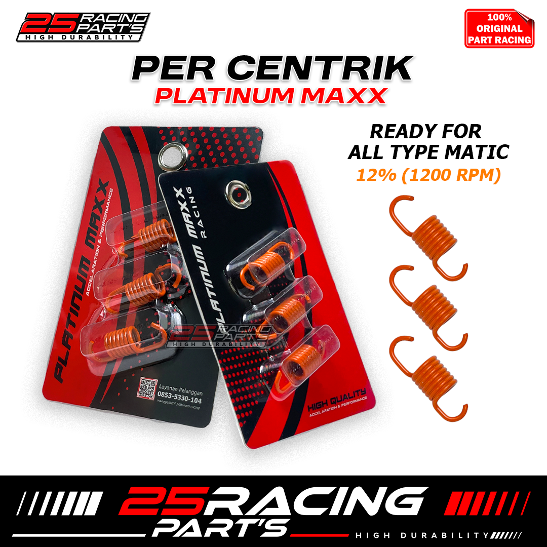 Percentri 1200Rpm- Platinum Maxx- 1200Rpm- All Type Matic- Pnp- Vario- Beat- Nmax- Mio Harga 42,750 rupiah*Gratis Ongkir