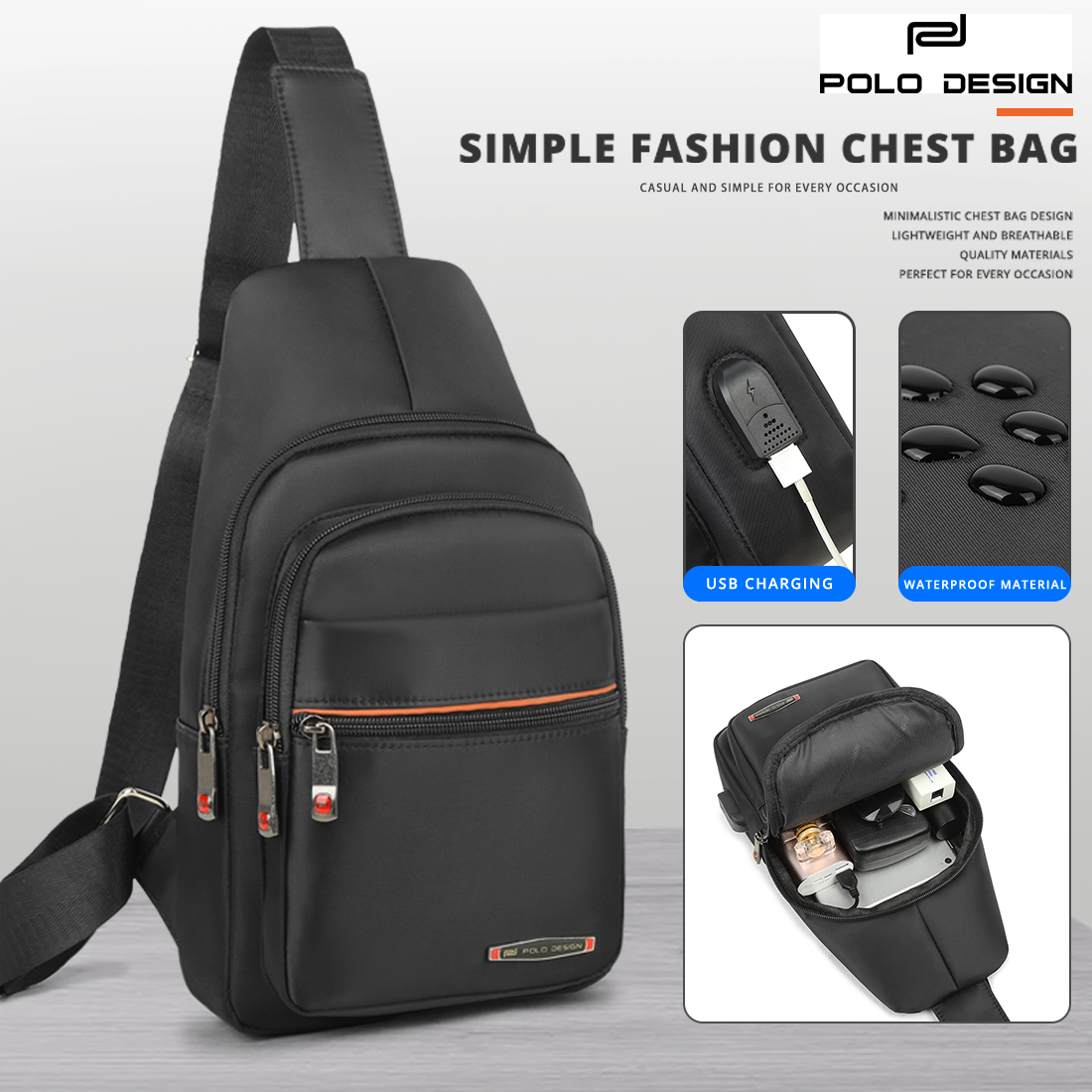 lazada chest bag