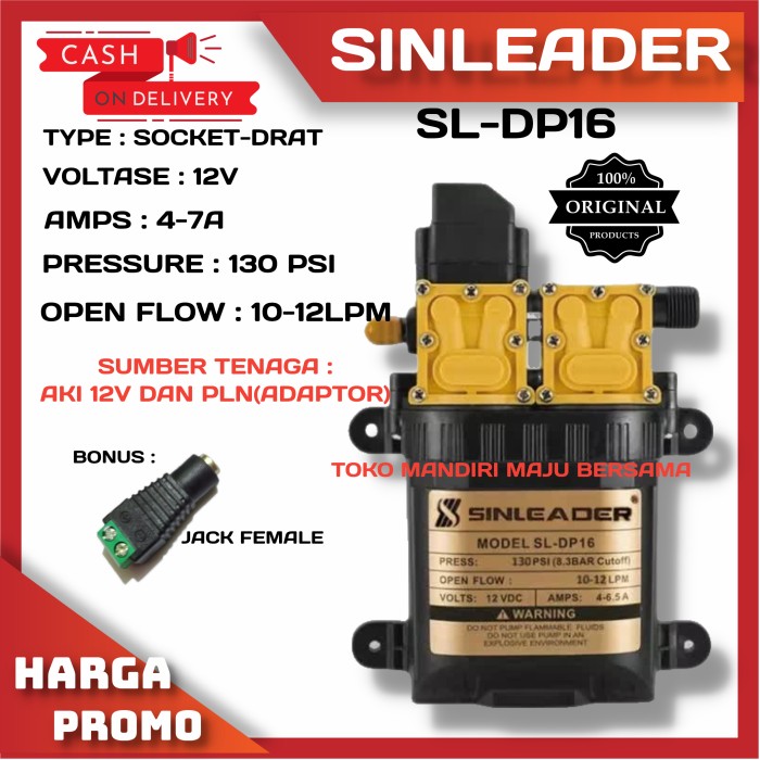 SINLEADER 水中ポンプ SL-DP16 130 PSI S6a80002a6cda4a67b0b33cd523c4c