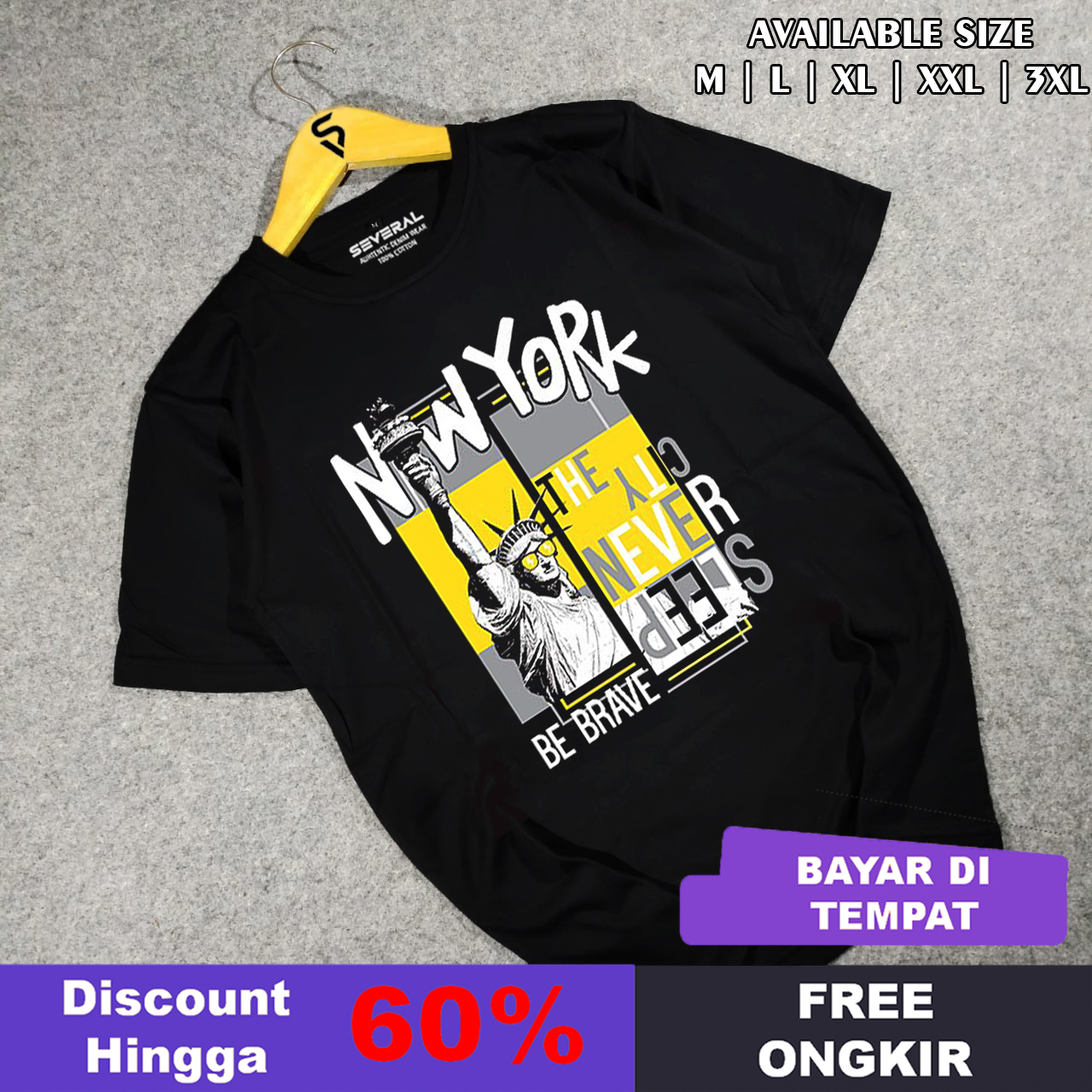 Jual T-Shirt New York Yankees KAOS PRIA FASHION PRIA KAOS NY PREMIUM - Kab.  Bandung - Maskrtools