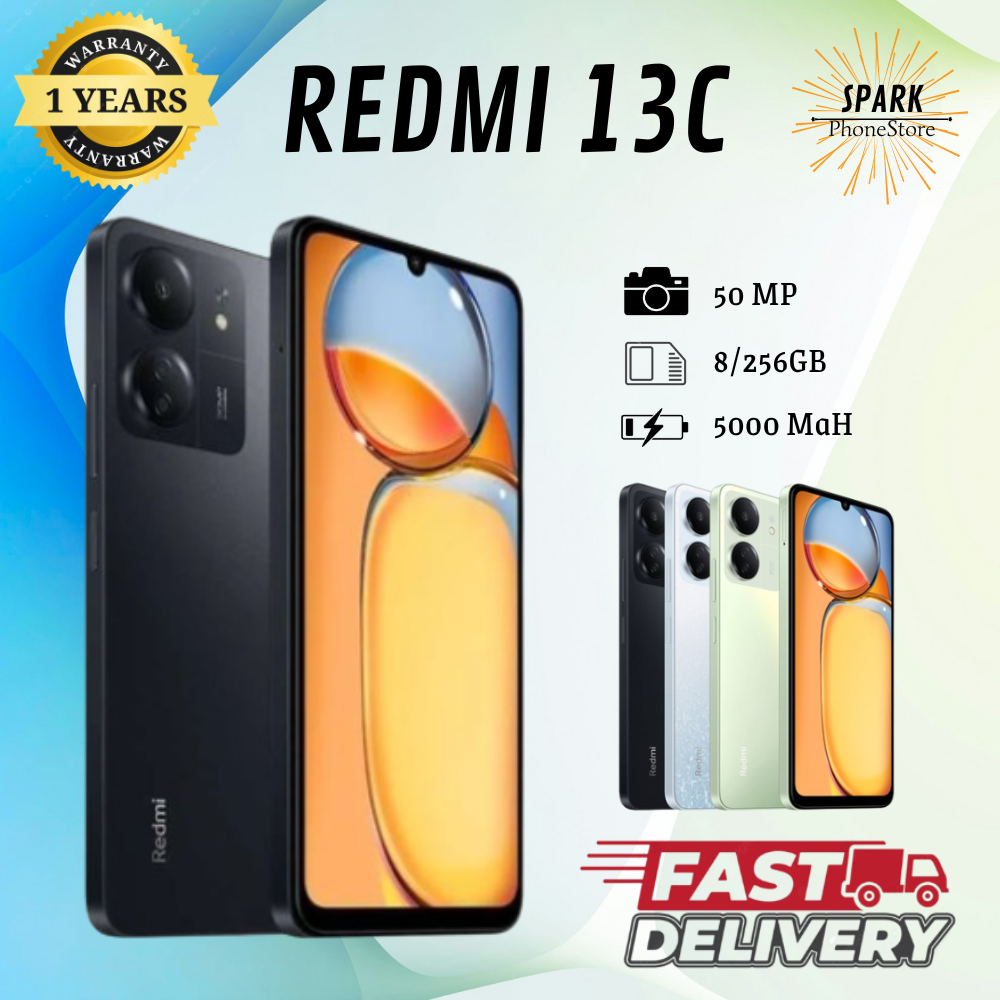 HANDPHONE XIAOMI REDMI 13C 8/256GB SECONDDHAND BERGARANSI 12 BULAN DAN TERPERCAYA Harga  929,610 Ringgit*Penghantaran Percuma