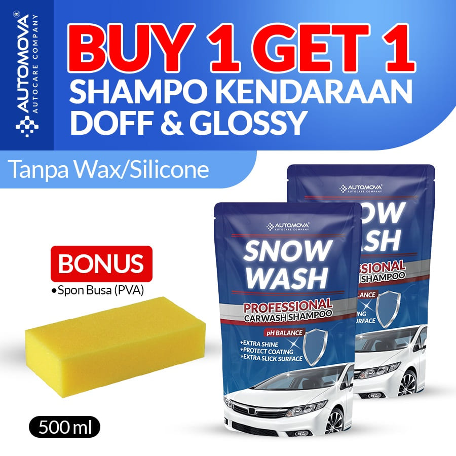 SHAMPO MOTOR SALJU CUCI MOTOR MOBIL DOFF AMAN UNTUK NANO COATING Harga 44,500 rupiah*Gratis Ongkir