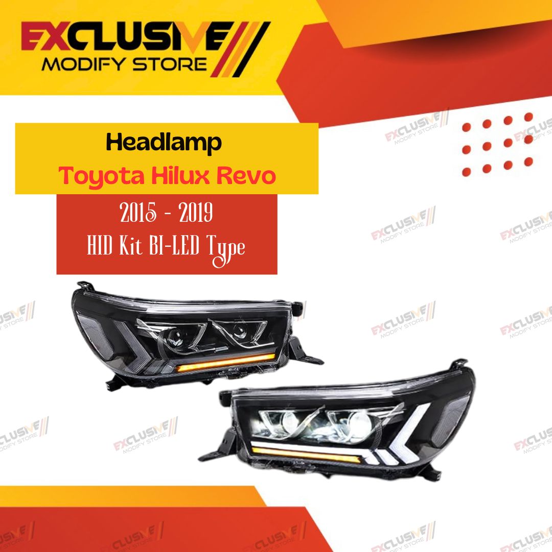 Head Lamp/front lights for Toyota Hilux Revo 2015 - 2019 full LED Harga 6,500,000 rupiah*Gratis Ongkir