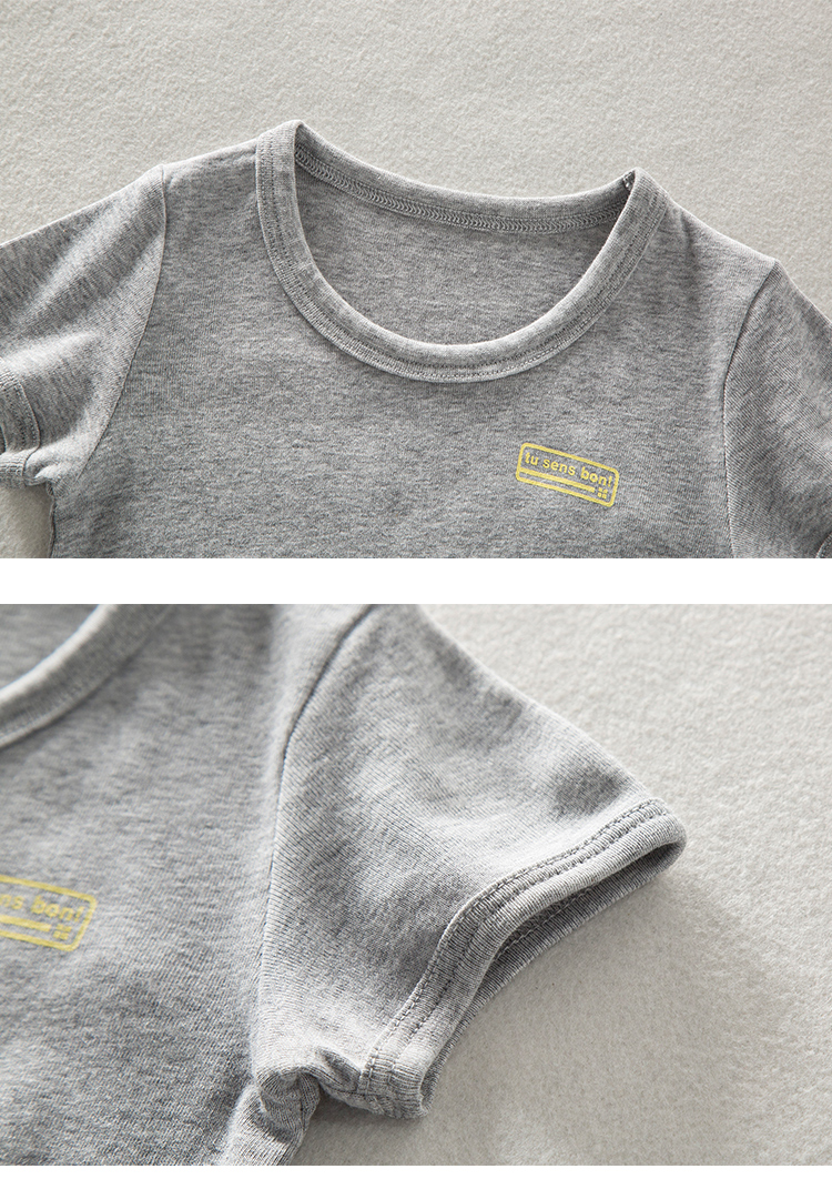 02 áo tay ngắn thời trang baju chất liệu 100% cotton dành cho bé trai 6 tháng - 8 tuổi - intl 4