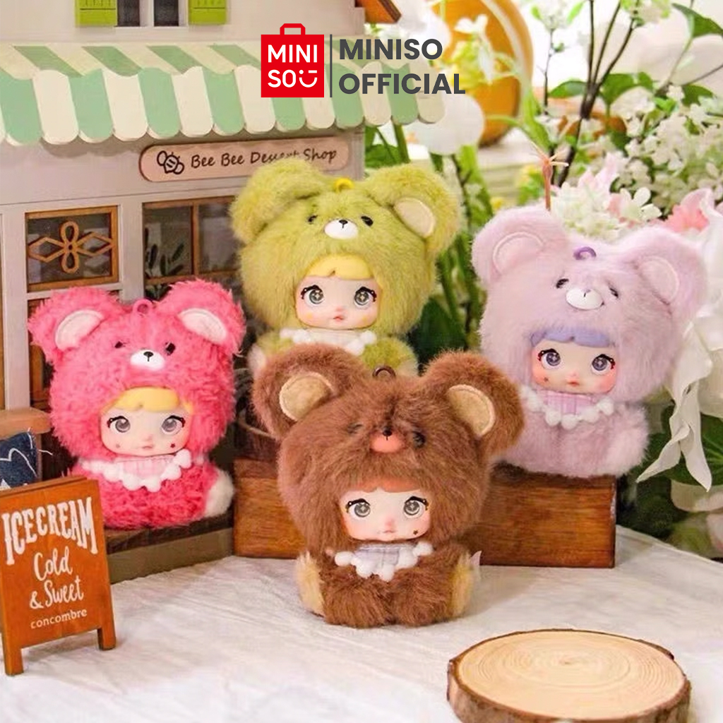 MINISO Nommi V4 Nommi Baby Series Vinyl Plush Blind box Boneka