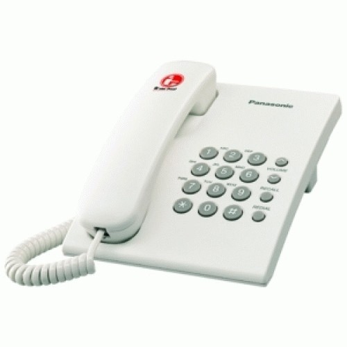 Pesawat Telepon Panasonic Key Telephone KX-TS505MXW Putih Harga 373,000 rupiah*Gratis Ongkir