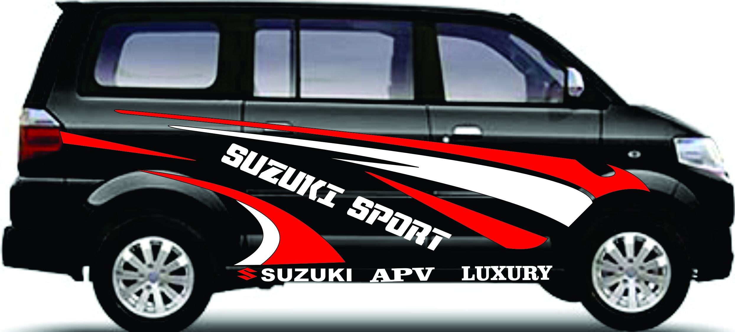 Stiker Mobil Suzuki Apv Luxury Striping Cutting Mobil Apv Promo Stiker Mobil Apv Lazada Indonesia