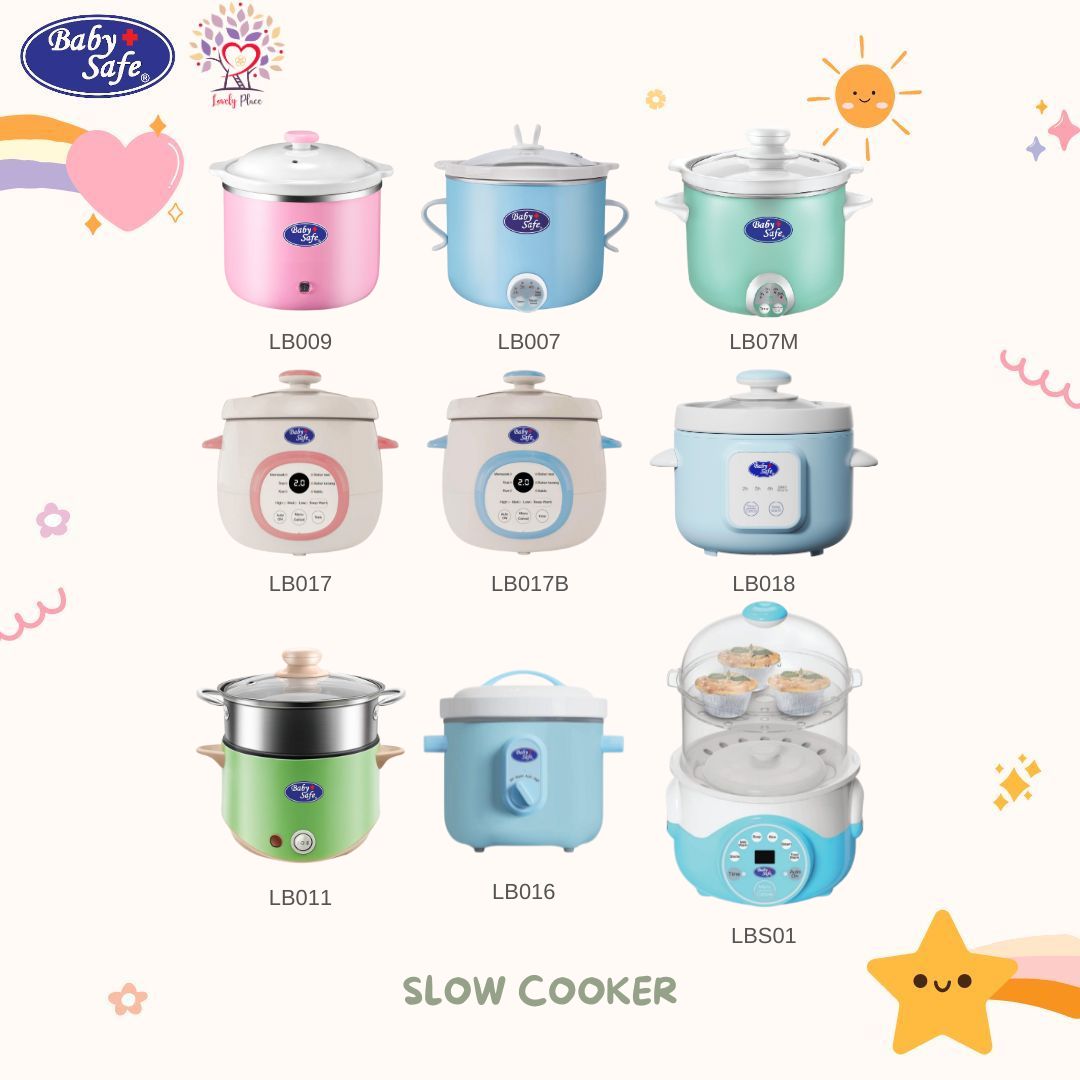 Baby Safe Slow Cooker Electric Ceramic Pot Digital 0,7L / 0,8L / 1L / 1,2L / 1,5L / 2L || LBS01 | LB07β¦