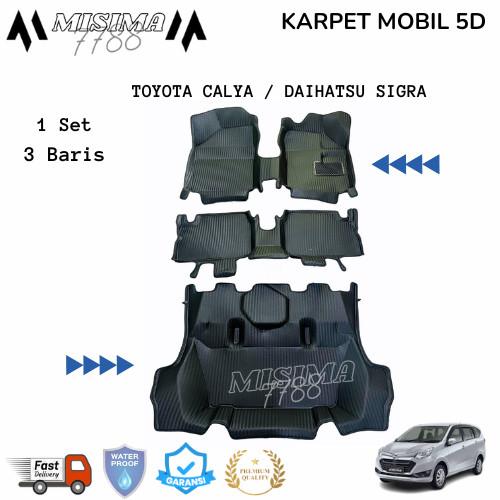 KARPET MOBIL 5D SIGRA / CALYA MOTIF CARBON EVA - RANSSHOP22 Harga 1,269,000 rupiah*Gratis Ongkir