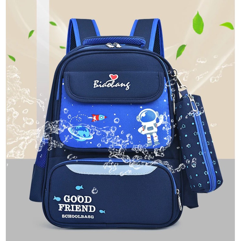 Lazada Indonesia - Tas Ransel Anak Perempuan Sekolah TK-SD Motif Kucing Free Dompet – Anti Air